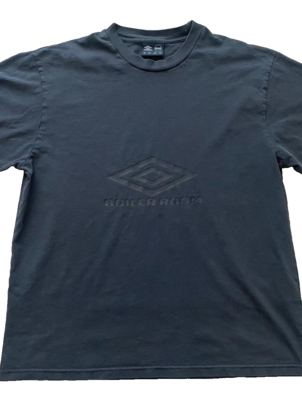 Umbro x Boiler Room Collaboration Black T-Shirt Men's XL
